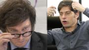 Javier Milei y Axel Kicillof, cara a cara: una encuesta midió sus imágenes en la Provincia y expuso la nueva grieta política