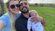 Lázaro Caballero, mostró cómo disfruta de su familia