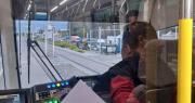 La línea amarilla del Tren Metropolitano ya realizó oficialmente su primer viaje