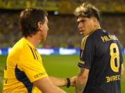 Tirón de orejas en Boca para Carlos Palacios por la reacción ante Úbeda en Rosario: Lo resolvimos puertas adentro