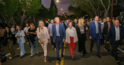 En San Juan, inauguraron el asfalto de una de las avenidas más famosas de la ciudad y en un tramo clave