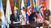 Mercosur y 4 países de Europa firman un tratado de libre comercio