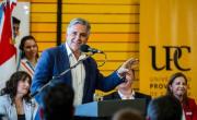 Llaryora llamó a los diputados a rechazar el veto de Milei contra las universidades