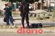 Una mujer resultó herida en un accidente de moto en el barrio Campo Contreras