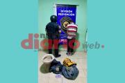 Aprehenden a un hombre por transportar objetos sin justificar en el Centro