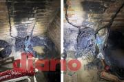 Tensión por incendio en una cancha de pádel