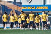 Boca volvió a las prácticas en medio de un clima alegre