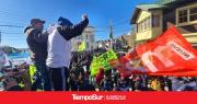 Gremios docentes y universitarios marcharon en defensa de la educación pública