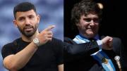 El Kun Agüero apoyó a Milei y lo tildaron de “desclasado” en las redes