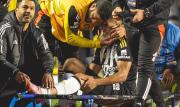 Imágenes sensibles: La durísima lesión de un jugador de Mineiro ante Bolívar