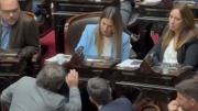 Así le gritaba Cristian Ritondo a Silvia Lospennato en plena sesión por votar contra el veto de Javier Milei