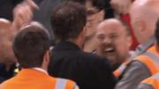Diego Simeone explotó en Anfield y fue expulsado tras el gol agónico del Liverpool