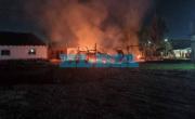 VIDEO. Impactante incendio en una cooperativa de Melchor Romero
