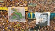 Rosario Central recibió sanciones por las banderas contra el “Ogro” Fabbiani