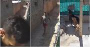 Quiso robar en la casa de una proteccionista de Rawson, los perros ladraron y quedó filmado