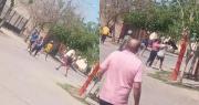 Impactante video de la batalla campal a los tiros en el barrio Los Toneles en Chimbas