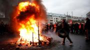Crisis en Francia: la histórica jornada de protesta concluyó con 180 detenidos y decenas de heridos
