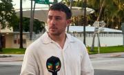 ¡Mirá lo que tiró!: el mal momento de Martín Salwe durante un móvil en Laferrere