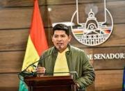 Senador Vargas ratifica su proyecto de ley para suspender a vocales del TSE, pese a que implicaría la prórroga de Luis Arce