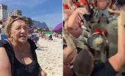 EL DIA en Brasil.- Mirta Monti, la hincha de la silla de ruedas en el Maracaná que se hizo viral