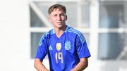 Santino Andino jugará el Mundial Sub 20 de Chile con la Selección argentina