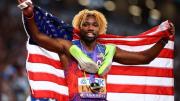 Apasionante definición de los 200 metros en el Mundial de Atletismo