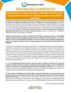 Defensoría del Pueblo denuncia ineficiencia estatal en el control del incendio en el Parque Nacional Noel Kempff Mercado