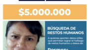 Recompensa para quien aporte datos sobre Rosmery Aramayo 
