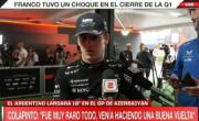 VIDEO.- Colapinto tras el golpazo: de me desconcentró Gasly a prefiero chocar yendo rápido que ir lento