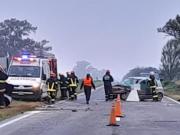 Tragedia en Córdoba: tres personas murieron por el choque frontal de dos autos en una ruta