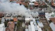 La onda expansiva afectó a otras casas en Roca: qué se sabe de la explosión del depósito de pirotecnia
