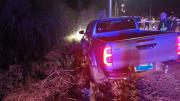 Investigan el asesinato de un hombre que fue encontrado muerto en su camioneta