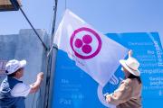 DEFENSORÍA DEL PUEBLO, ONU BOLIVIA Y ORGANIZACIONES CIVILES IZAN BANDERA DE LA PAZ