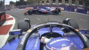 Gran Premio de Azerbaiyán: un toque de Albon complicó a Franco Colapinto y terminó 19º