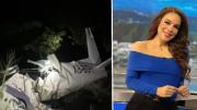 VIDEO IMPACTANTE: Reconocida presentadora mexicana murió tras estrellarse una avioneta en Nuevo León