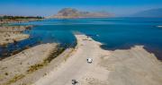 Video: un muelle para disfrutar del paisaje del dique de Ullum