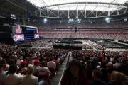 Trump encabeza el “funeral de Estado” de Charlie Kirk