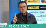 El editorial de Roberto Navarro en TTxB: Milei se cae solo