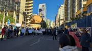 Trabajadores de Salud de El Alto protestan por el despido de cinco personas