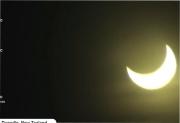Eclipse solar parcial profundo: las impresionantes imágenes del último evento astronómico destacado del año