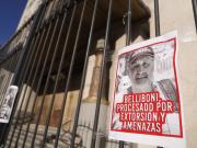 Belliboni chorro: Capital Humano amaneció con carteles contra el líder piquetero en la previa de la marcha por los alimentos de los comedores