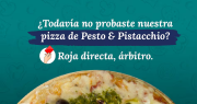 Una de las pizzerías más famosas de Recoleta apostó a la pizza con pistacho sanjuanino