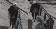 Robaron una parte de un tinglado en Pocito y quedaron filmados: el video