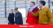 Grasso recorrió la obra del nuevo gimnasio municipal