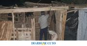 Un hombre sufrió un fuerte golpe al caer del techo de un corral que estaba reparando
