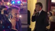 Momento incómodo: Emmanuel Macron quedó varado en plena calle de Nueva York y le echó la culpa a Donald Trump