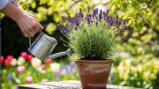 Cada cuánto tiempo regar la planta de lavanda para que estalle de flores en primavera