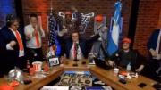 Repudio en redes sociales por el festejo “cipayo” del Gordo Dan y su equipo tras el viaje de Milei a EEUU