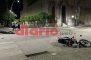 Cuatro heridos en un choque entre dos motos en Av. Roca y Avellaneda: entre ellos un menor