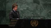 Después del respaldo de Donald Trump, Javier Milei habla en las Naciones Unidas